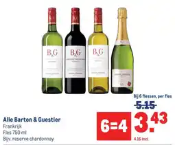 Makro Barton & Guestier aanbieding
