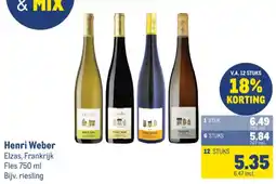 Makro Henri weber aanbieding