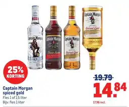 Makro Captain Morgan spiced gold aanbieding