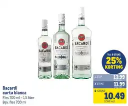 Makro Bacardi carta blanca aanbieding