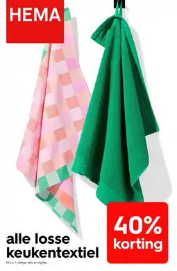 HEMA Alle losse keukentextiel aanbieding