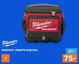 BOUWMAAT Milwauaukee PACKOUT JOBSITE KOELTAS aanbieding