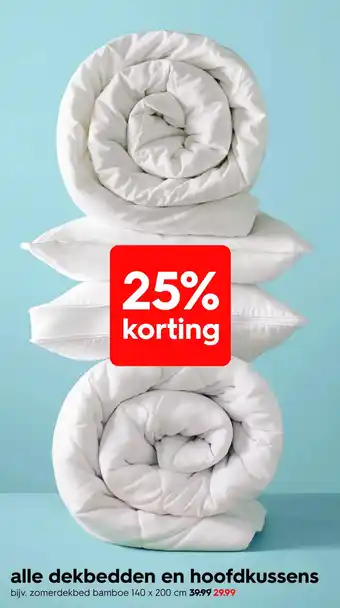 Alle dekbedden en hoofdkussens
