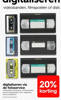 HEMA Digitaliseren via de fotoservice aanbieding
