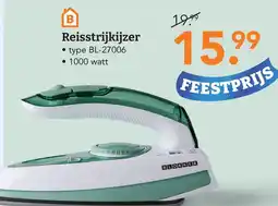 Blokker Reisstrijkijzer aanbieding