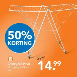 Blokker Droogrek Pavo aanbieding