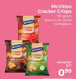 Trekpleister McVities Cracker Crisps aanbieding