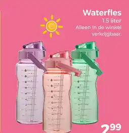 Trekpleister Waterfles aanbieding