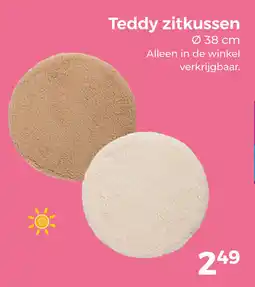 Trekpleister Teddy zitkussen aanbieding