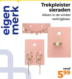 Trekpleister Trekpleister sieraden aanbieding
