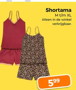 Trekpleister Shortama aanbieding
