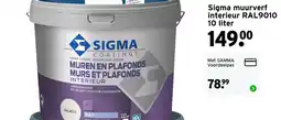 GAMMA Sigma muurverf interieur RAL9010 aanbieding