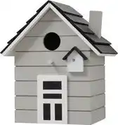 Bol.com Nestkast Vogels - Voor Mus, Koolmees, Pimpelmees - Hangen Of Staan - Hout - groen - 12x17x20 cm aanbieding