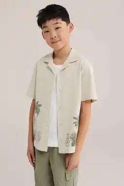 Wehkamp WE Fashion casual overhemd beige aanbieding