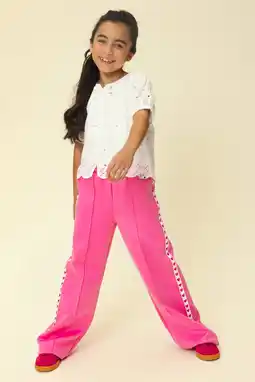 Wehkamp LOOXS little T-shirt wit broderie aanbieding