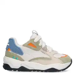 Wehkamp BunniesJR leren sneakers wit/groen aanbieding
