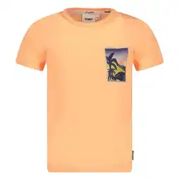 Wehkamp Sturdy T-shirt Lagoon Legends neon oranje aanbieding