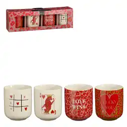 Wehkamp Mica Decorations koffiekopje (set van 4) (7,5x9 cm) aanbieding