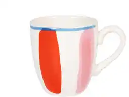 Wehkamp Blond Amsterdam mini mok Stripes (Ø8 cm) (200 ml) aanbieding
