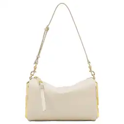 Wehkamp Marc Jacobs leren schoudertas The Snapshot ecru aanbieding
