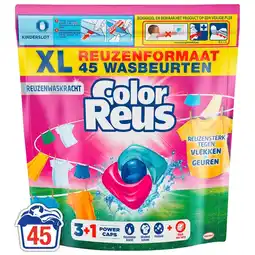 Kruidvat Witte Reus Color Reus 3+1 Power Caps aanbieding