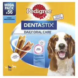 Kruidvat Pedigree Dentastix Medium Hondensnacks aanbieding