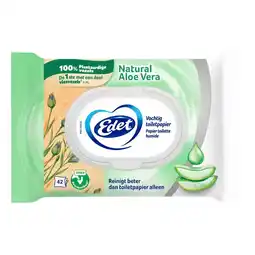 Kruidvat Edet Natural Aloë Vera Vochtig Toiletpapier aanbieding