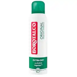 Trekpleister Borotalco Original Deodorant Spray aanbieding