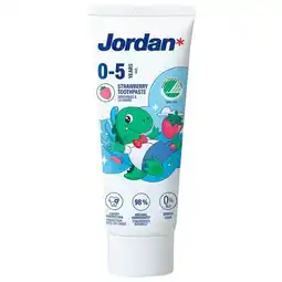 Trekpleister Jordan Kids 0-5 Jaar Tandpasta aanbieding