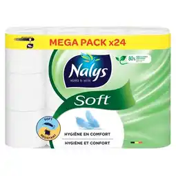 Trekpleister Nalys Soft Toiletpapier aanbieding