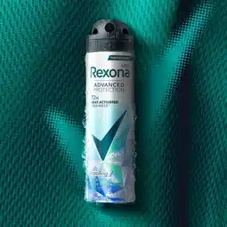 Trekpleister Rexona Men Advanced Protection Menthol & Blue Lavender Antitranspirant Spray aanbieding