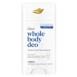Trekpleister Dove Whole Body Deo Original Deodorant Stick aanbieding