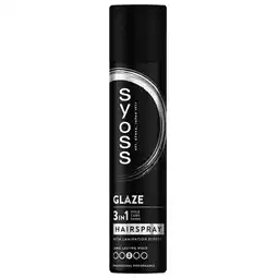 Trekpleister Syoss Glaze Hold 3 3-in-1 Haarspray aanbieding