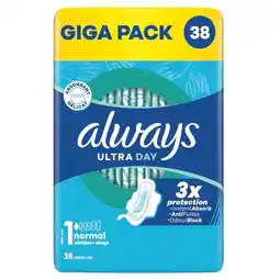 Trekpleister Always Ultra Day Normal Maandverband aanbieding