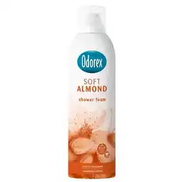 Trekpleister Odorex Soft Almond Shower Foam aanbieding