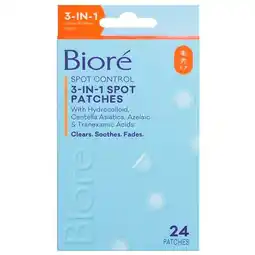 Trekpleister Bioré 3-in-1 Spot Contol Patches aanbieding