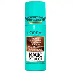 Trekpleister L'Oréal Paris Magic Retouch Mahonie Middenbruin Camouflerende Uitgroeispray aanbieding