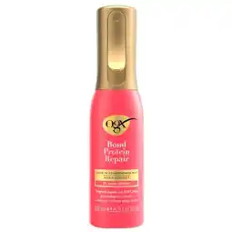 Trekpleister OGX Bond Protein Repair Leave-in Conditioning Mist aanbieding