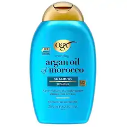Trekpleister OGX Argan Oil of Morocco Repairing Shampoo aanbieding