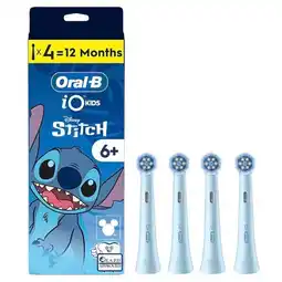 Trekpleister Oral-B iO Kids Disney Stitch 6+ Jaar Opzetborstels aanbieding