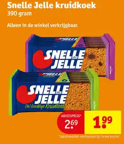 Kruidvat Snelle Jelle kruidkoek aanbieding