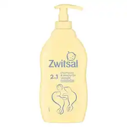 Trekpleister Zwitsal 2-In-1 Shampoo & Zeepvrije Wasgel aanbieding