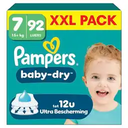 Trekpleister Pampers Baby-Dry Maat 7 Luiers aanbieding