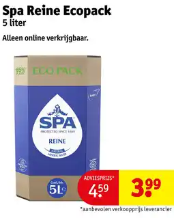 Kruidvat Spa Reine Ecopack aanbieding
