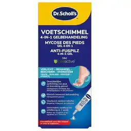 Trekpleister Dr. Scholl's Voetschimmel 4-in-1 Gelbehandeling aanbieding