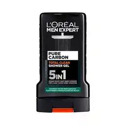 Trekpleister L'Oréal Paris Men Expert Pure Carbon Total Clean 5-in-1 Showergel aanbieding