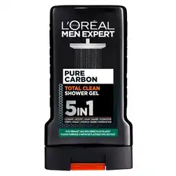 Trekpleister L'Oréal Paris Men Expert Pure Carbon Total Clean 5-in-1 Showergel aanbieding