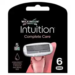Trekpleister Wilkinson Sword Intuition Complete Care Navulmesjes aanbieding