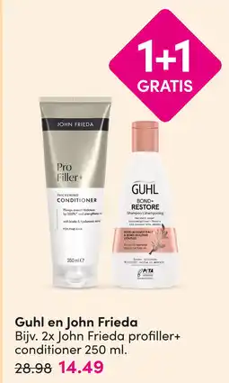 DA Guhl en John Frieda aanbieding