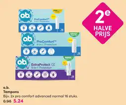 DA o.b. aanbieding